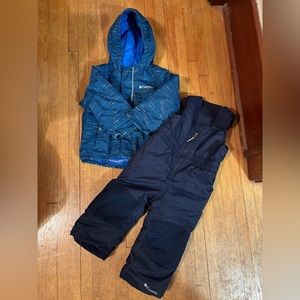 Columbia Coat and Snow Pants size 2t